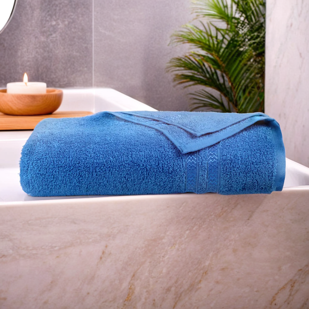 GSM 380 Navy Blue Bath Towel
