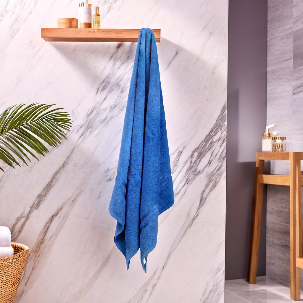 GSM 380 Navy Blue Bath Towel