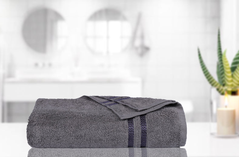 GSM 380 Charcoal Bath Towel