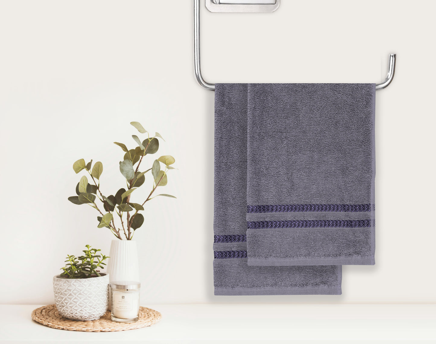 GSM 380 Charcoal Hand Towel