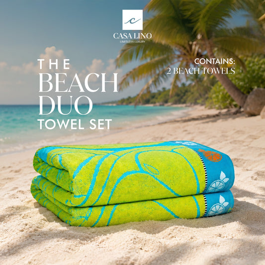 Beach Duo ( Set of 2 Bath Sheet)