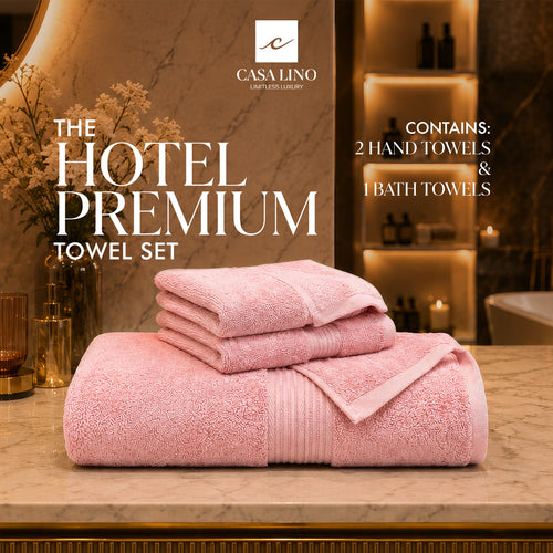 Hotel Premimum Set (2 Bath & 2 Hand Towel Set)