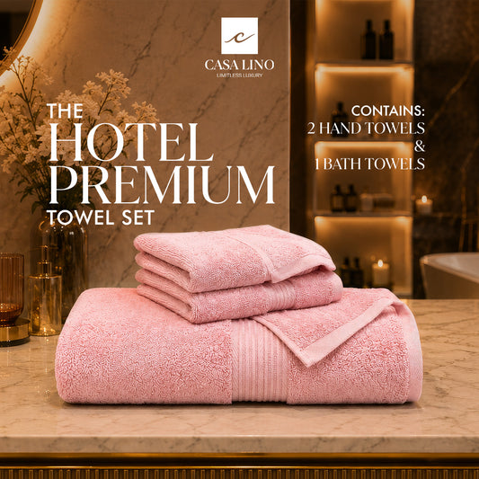 Hotel Premimum Set (2 Bath & 2 Hand Towel Set)
