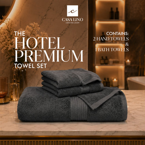 Hotel Premimum Set (2 Bath & 2 Hand Towel Set)