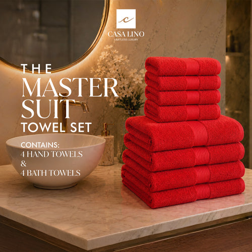 Master Suite ( 4 Bath Towel & 4 Hand Towel)