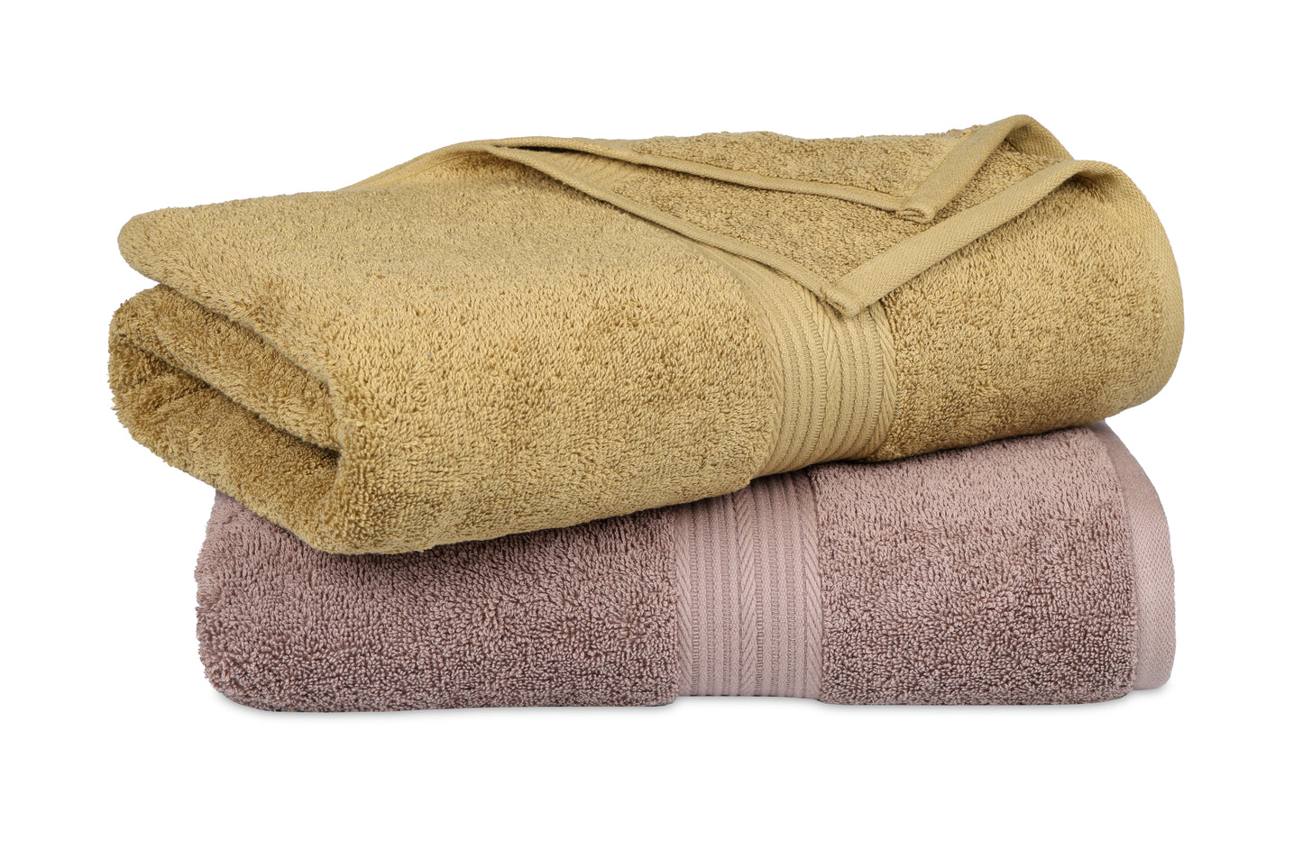 Sepia & Olive 2 Bath Towel Set