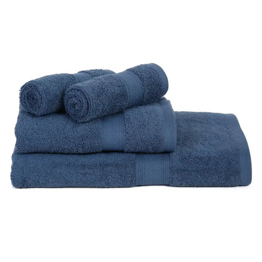 500 GSM NAVY BLUE HAND TOWELS SET