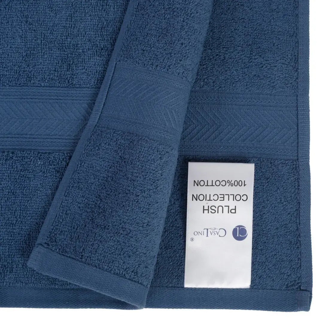 500 GSM NAVY BLUE HAND TOWELS SET
